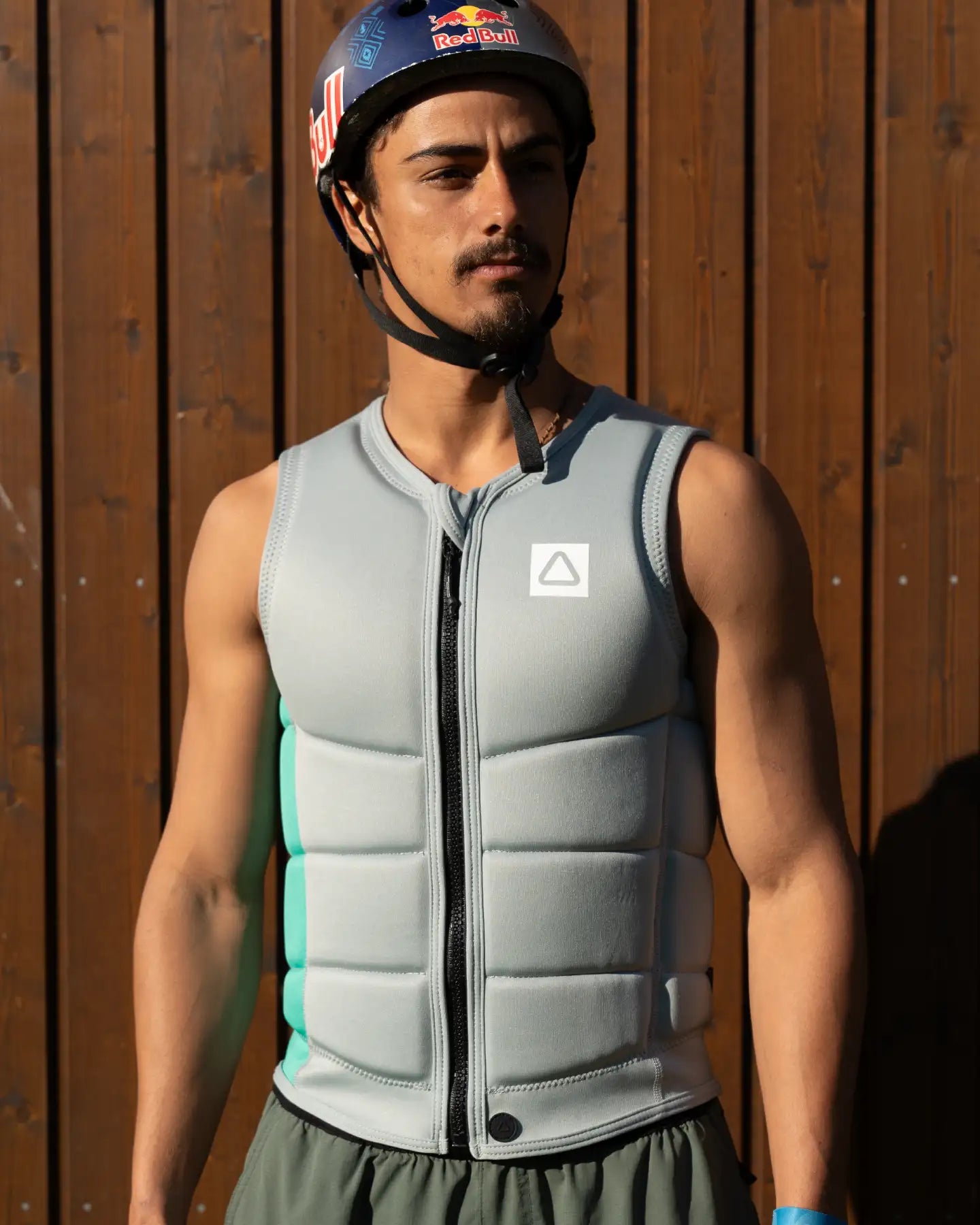 Follow Corp Impact Vest - Grey/Green lifestyle 1