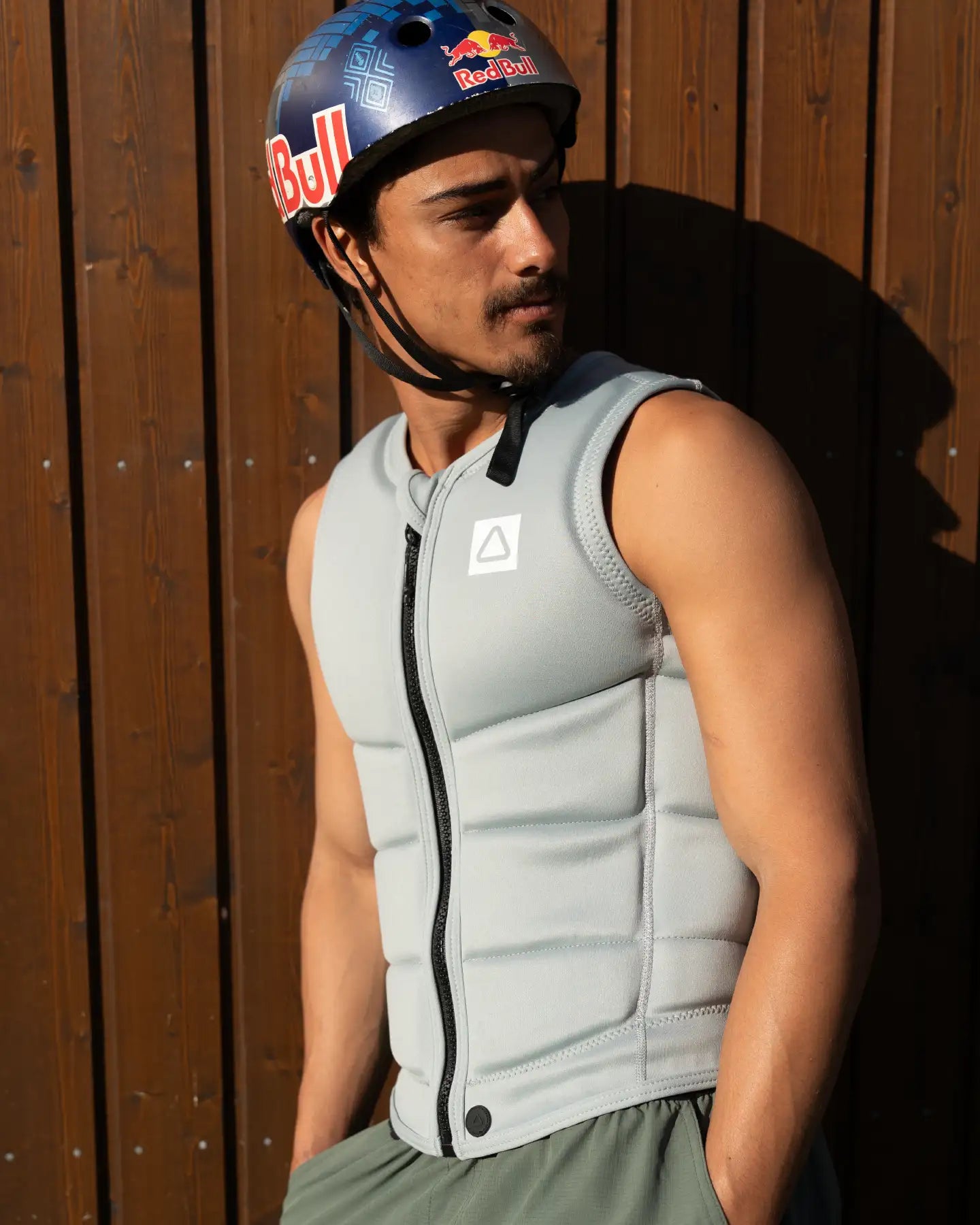 Follow Corp Impact Vest - Grey/Green lifestyle 4