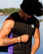 Follow Corp Impact Vest - Black/Purple lifestyle 2