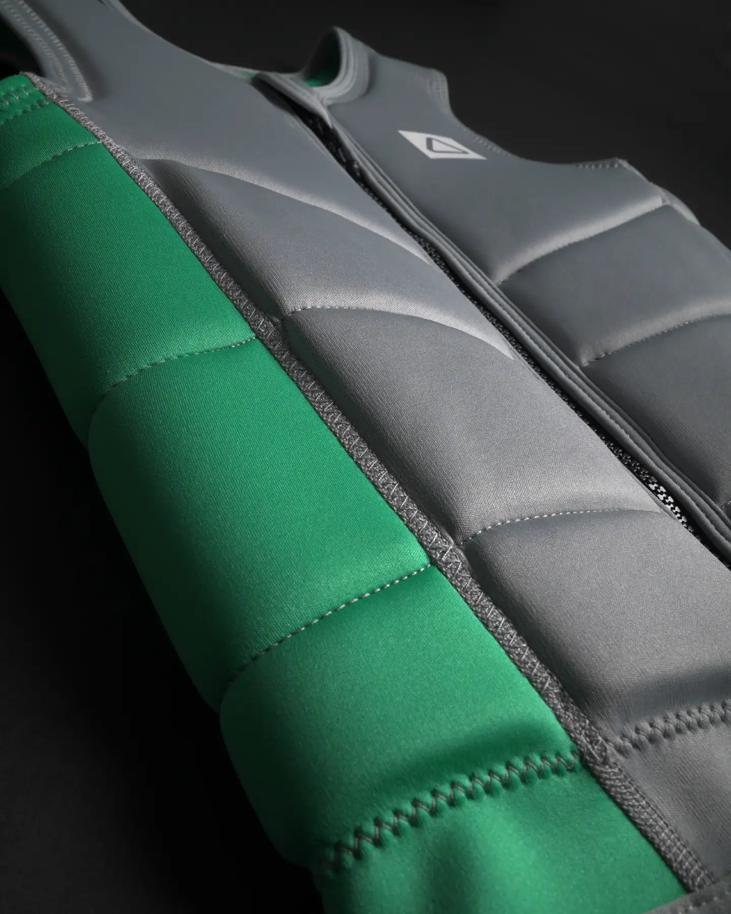 Follow Corp Impact Vest - Grey/Green detail 1