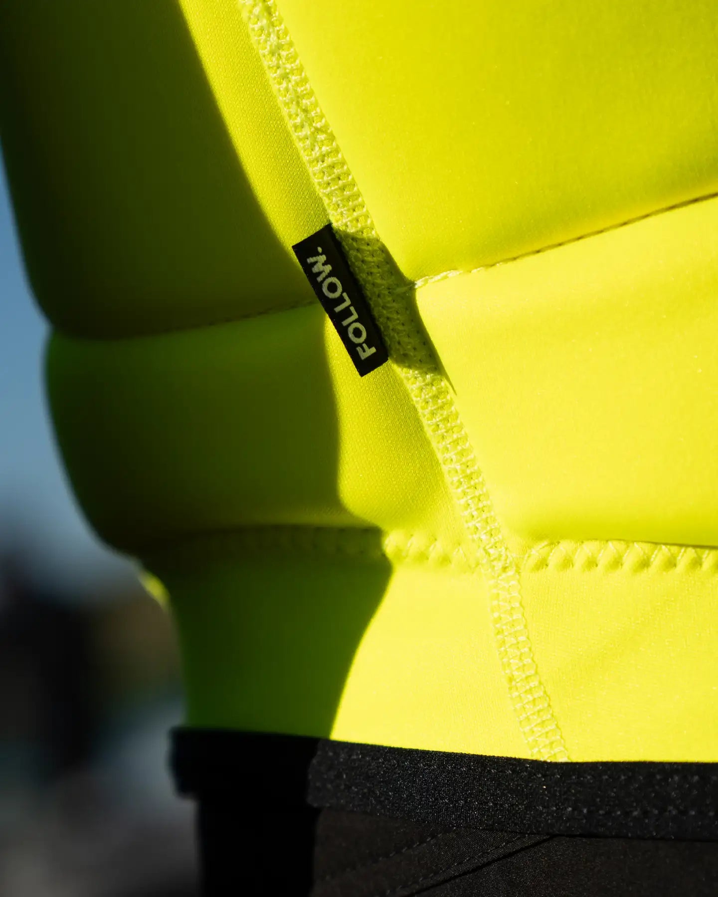 Follow Corp Impact Vest - Fluro Yellow detail 2