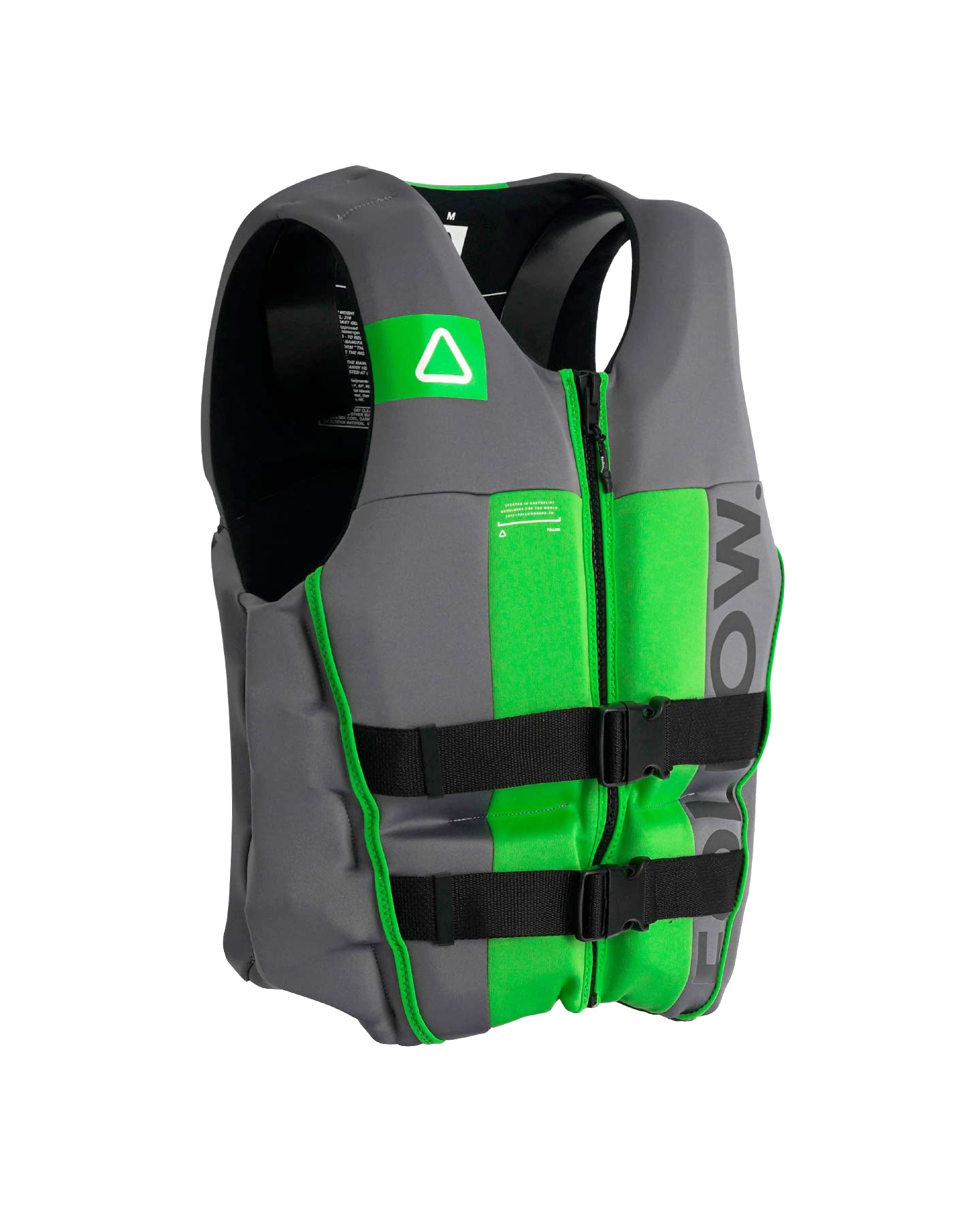 Follow Logo CGA Life Jacket - Charcoal/Green 3