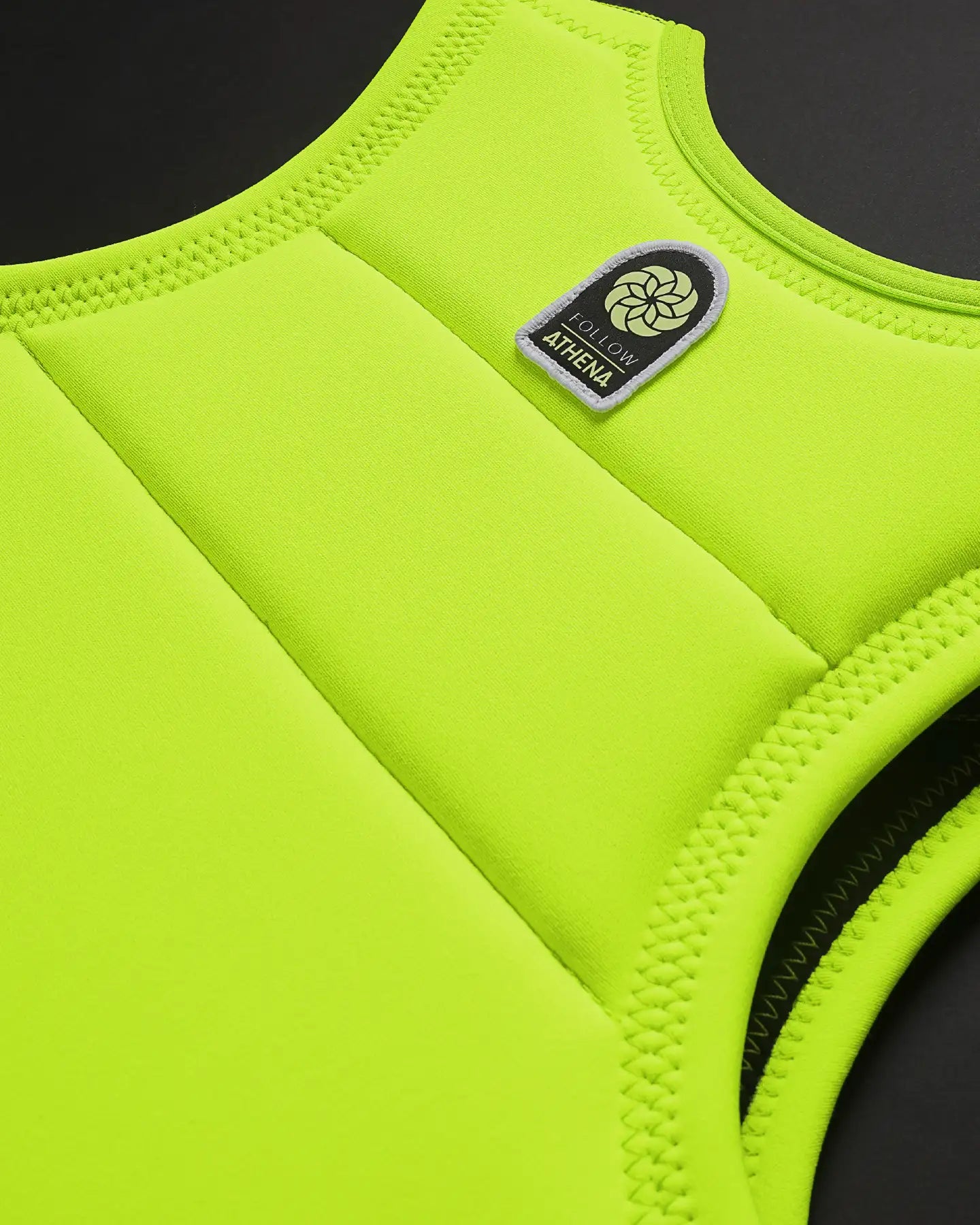 Follow Athena Impact Vest - Fluro Yellow detail 3 