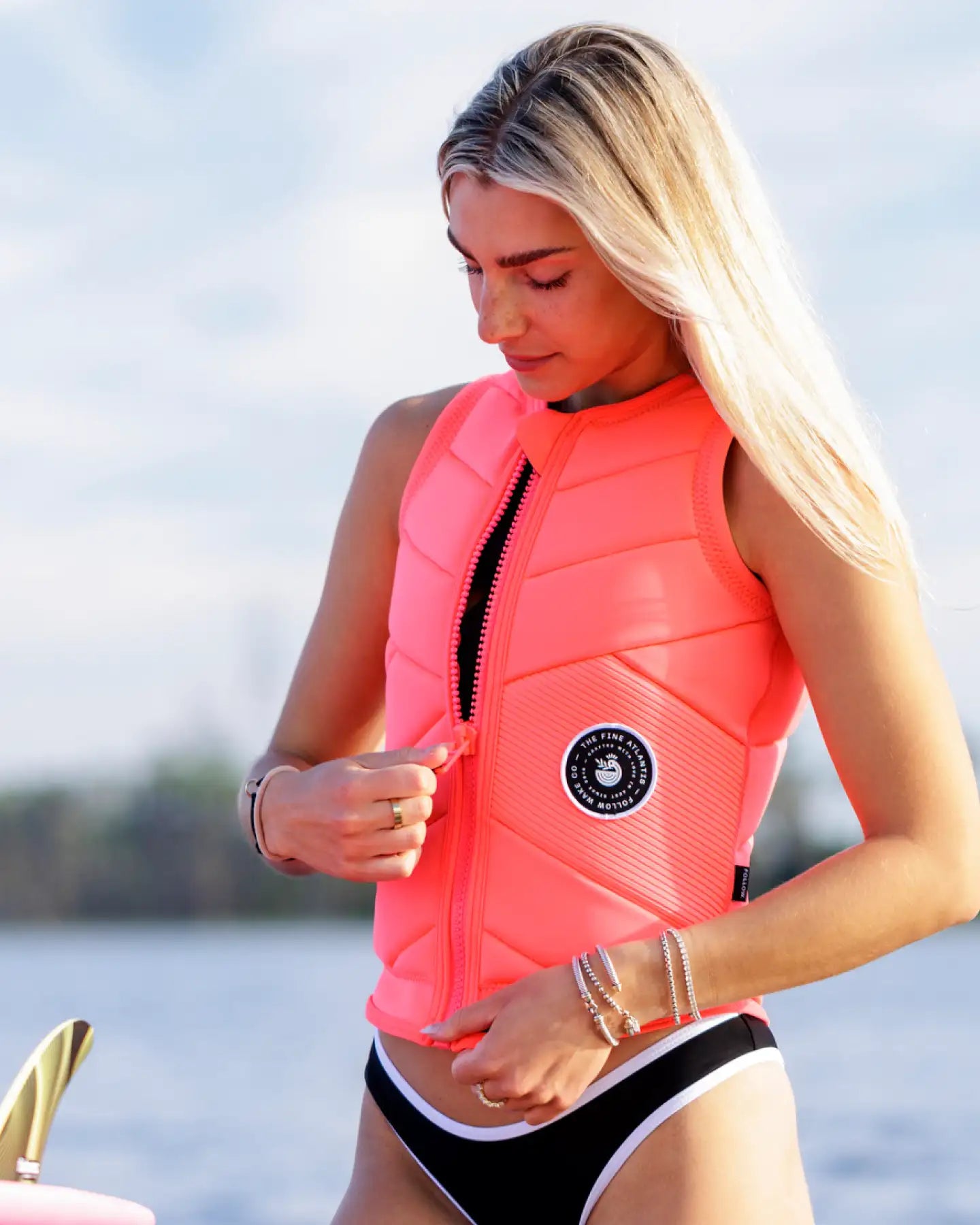 Follow Memphis Impact Vest - Fluro Red lifestyle 1