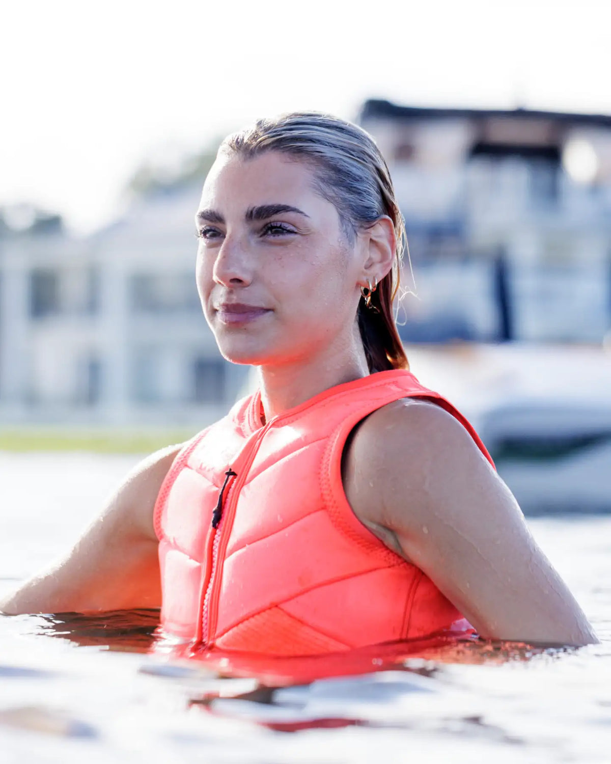 Follow Memphis Womens Impact Vest in Fluro Red | Follow USA
