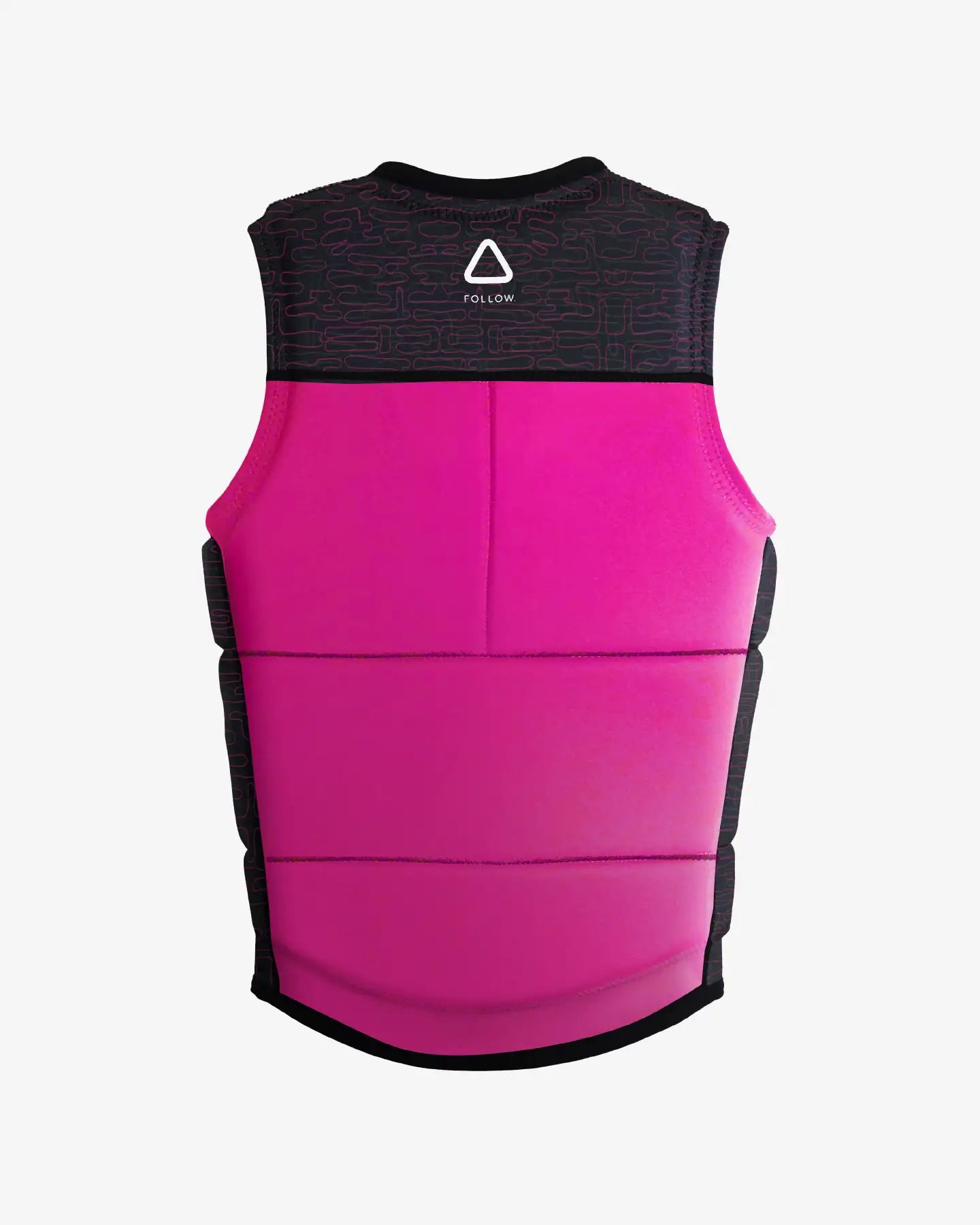 Follow Harmony Impact Vest - Black/Pink Back