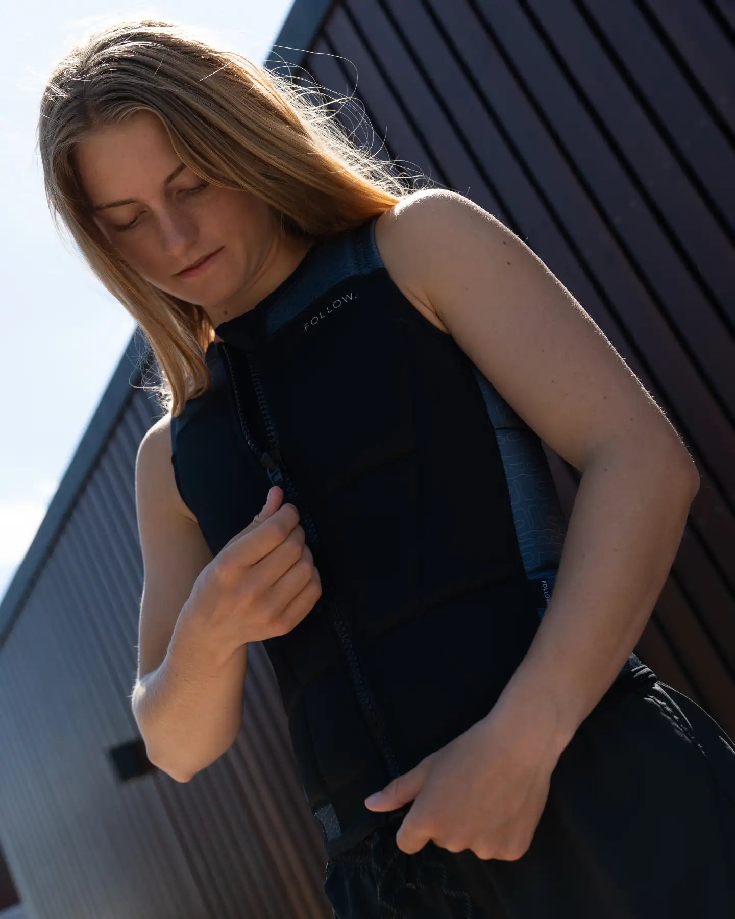 Follow Harmony Impact Vest - Black lifestyle 9