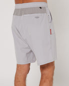 Follow All Day Shorts - Light Grey — men's wakeboard shorts, studio view 05