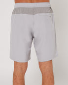 Follow All Day Shorts - Light Grey — men's wakeboard shorts, studio view 06