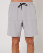 Follow All Day Shorts - Light Grey — men's wakeboard shorts, studio view 09