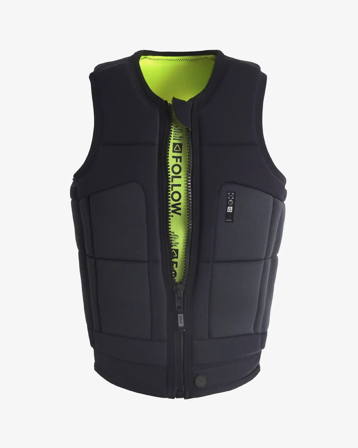 Follow Global Mens Impact Vest in Black | Follow USA