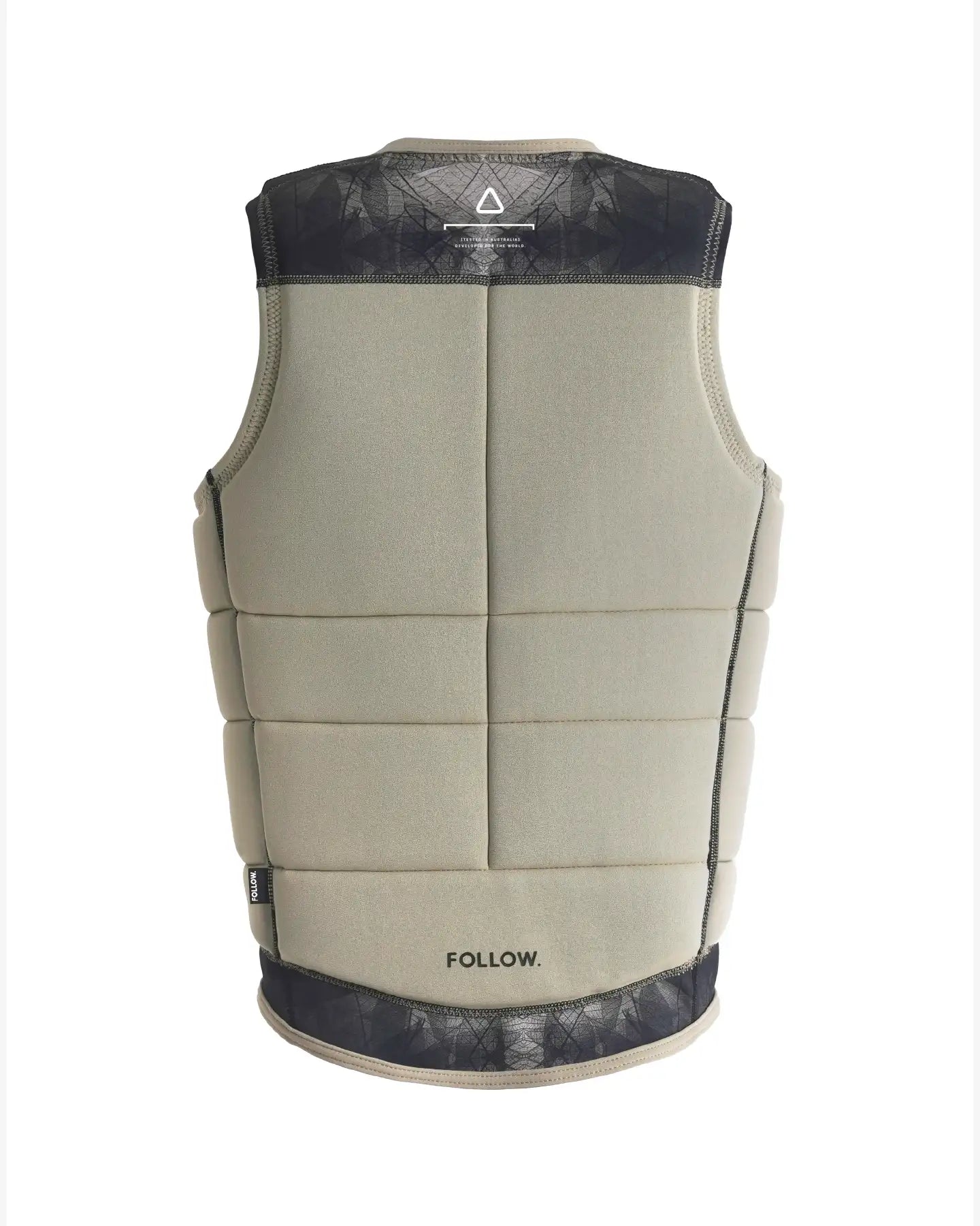 Follow Affliliate Impact Vest - Bone back