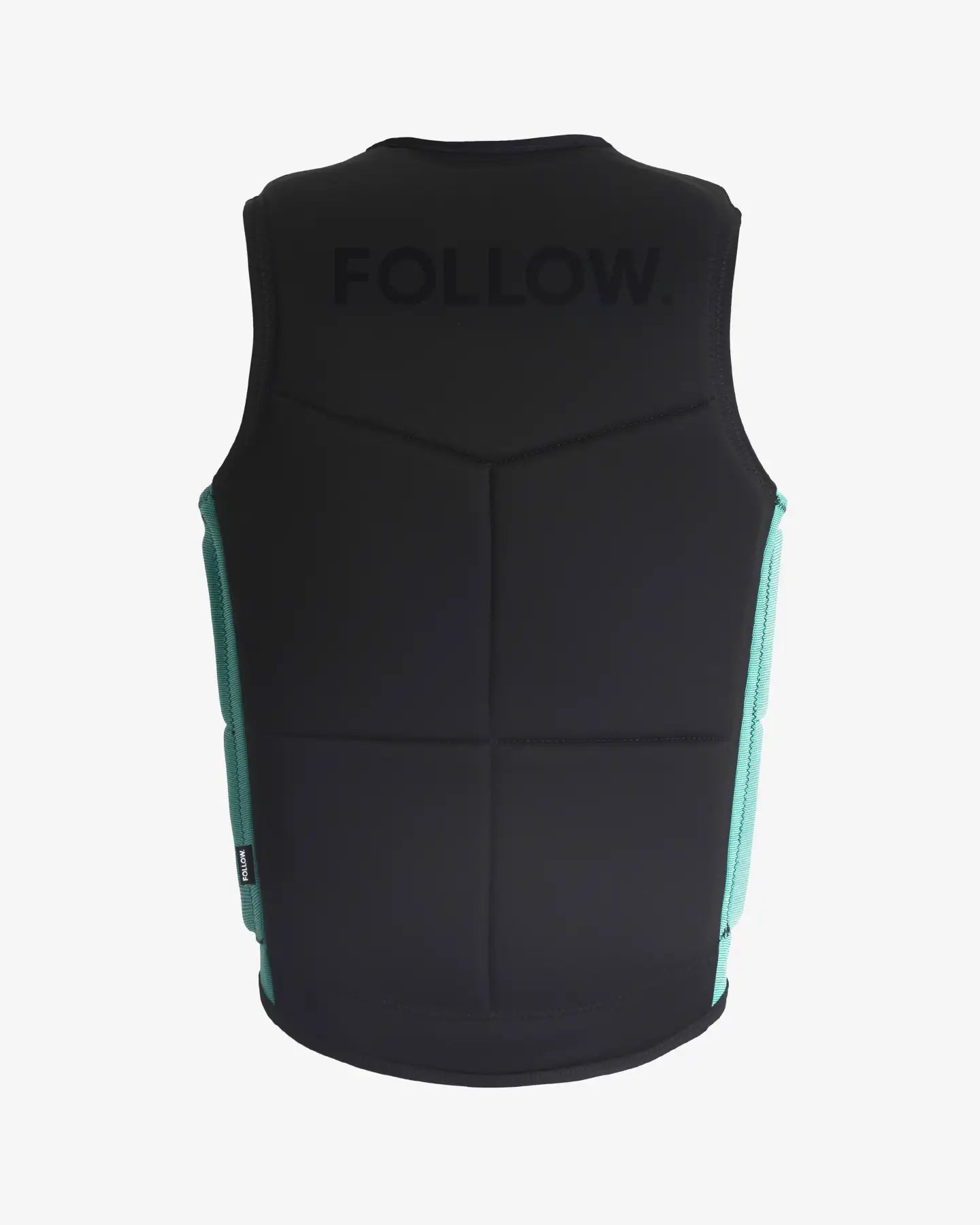 Follow Section Impact Vest - Black/Teal back