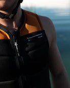 Follow Section Impact Vest - Orange/Black lifestyle 3