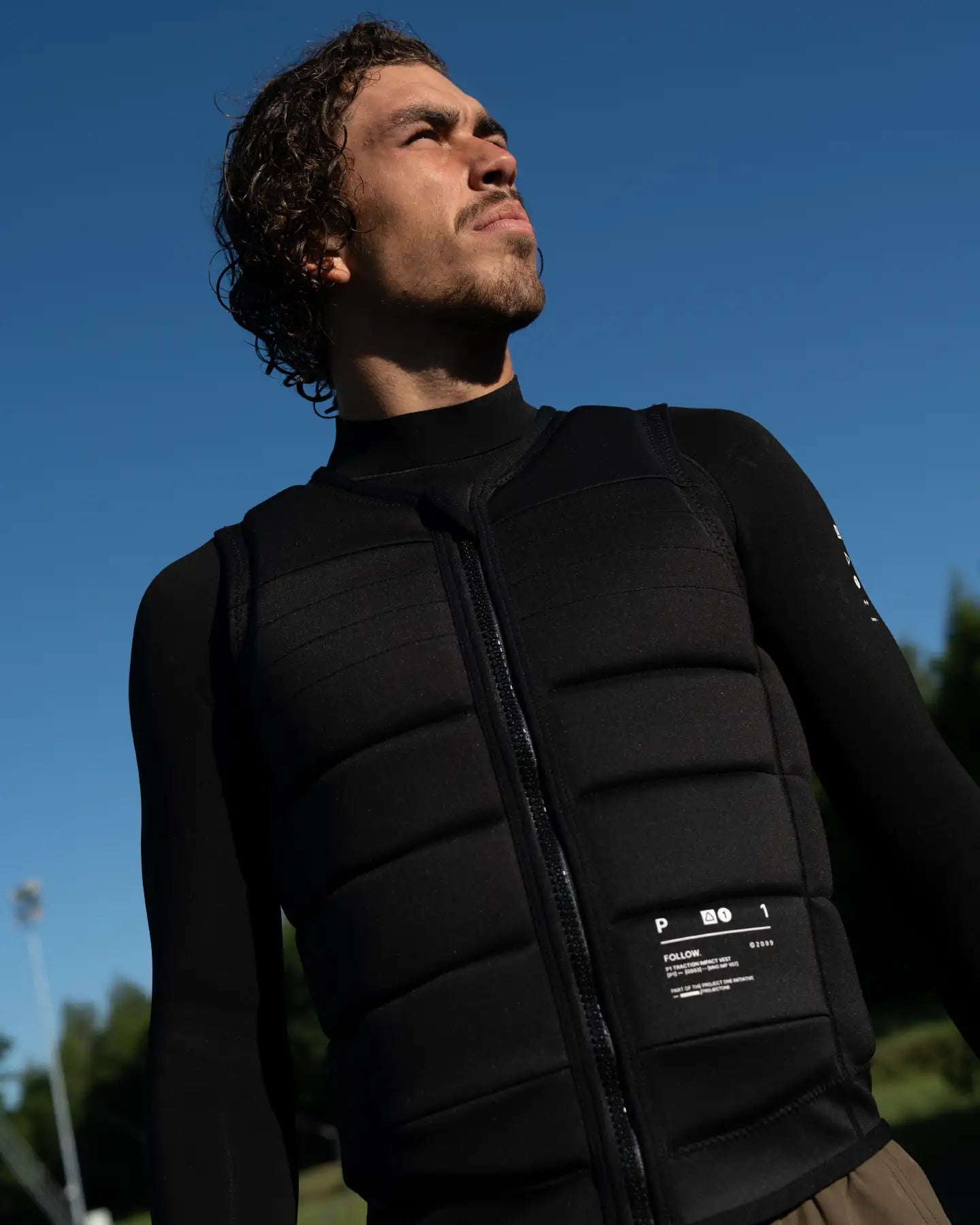 Follow P1 Traction Impact Vest - Black lifestyle 5