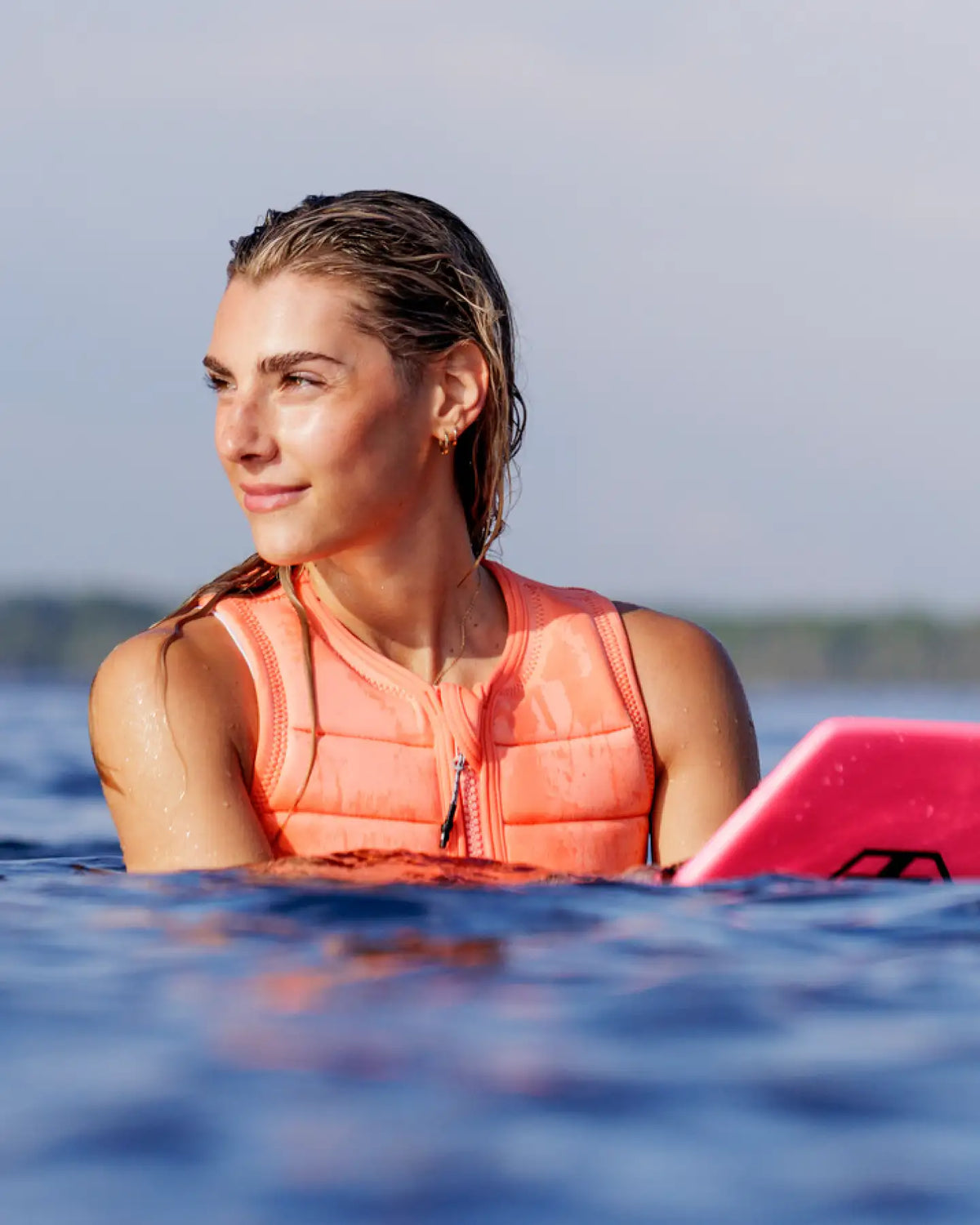 Follow Total Womens Impact Vest in Melon | Follow USA