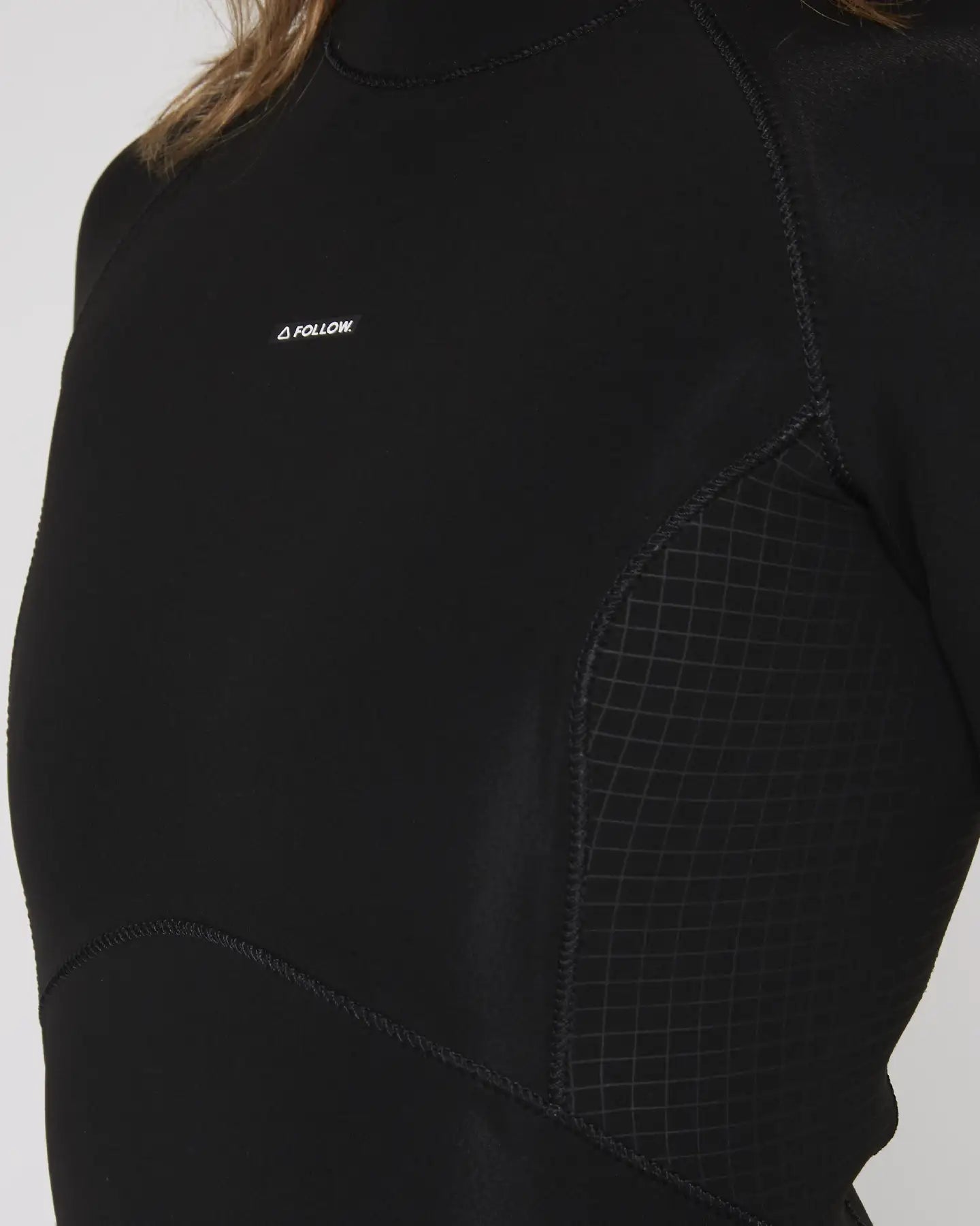 Follow P1 Womens 2/2mm L/S Springy - Black 8