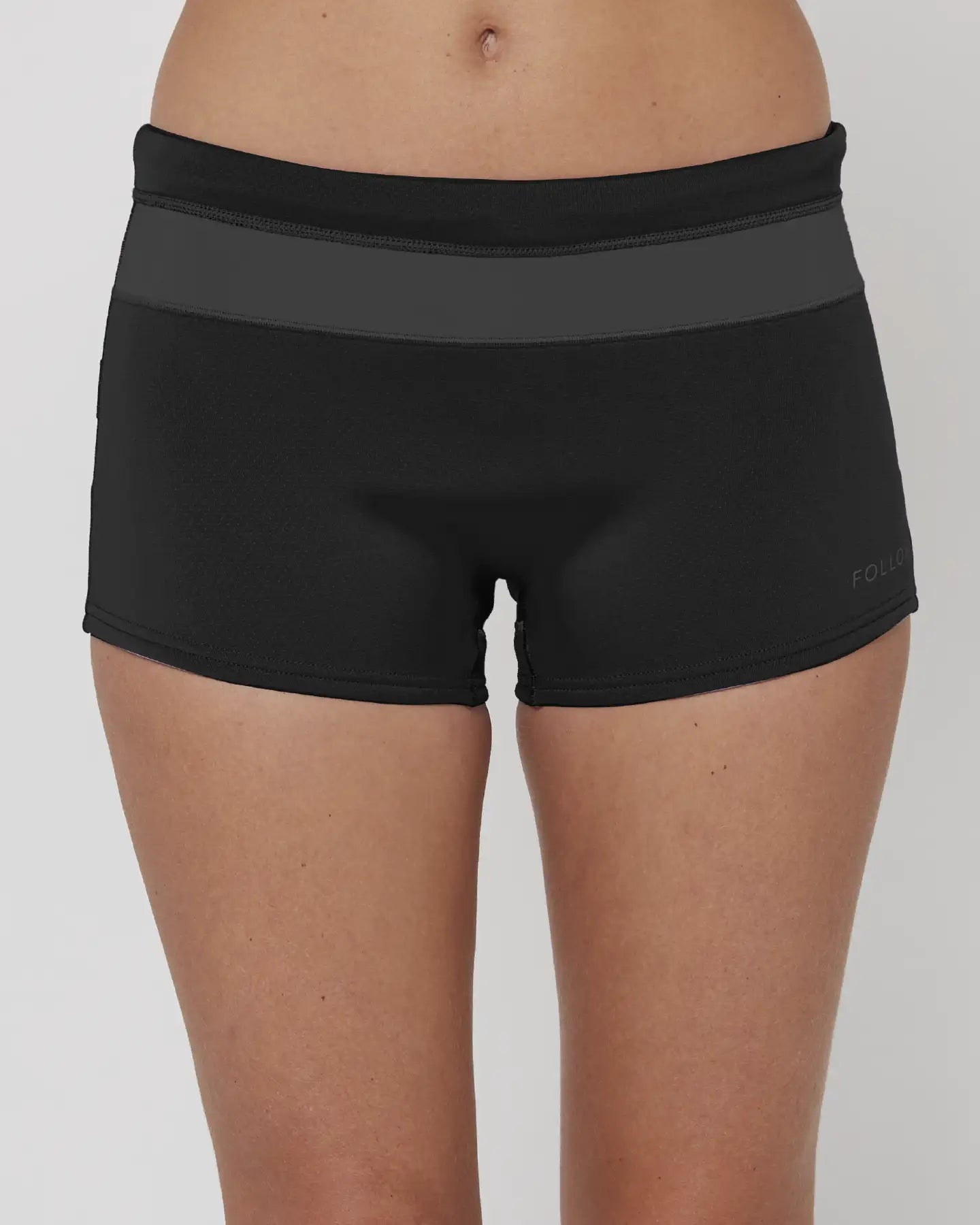 Follow Womens Wetsuit Shorts - Black 2