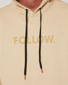 Follow Logo Hoody - Sand — men's wakeboard apparel, product image 6
