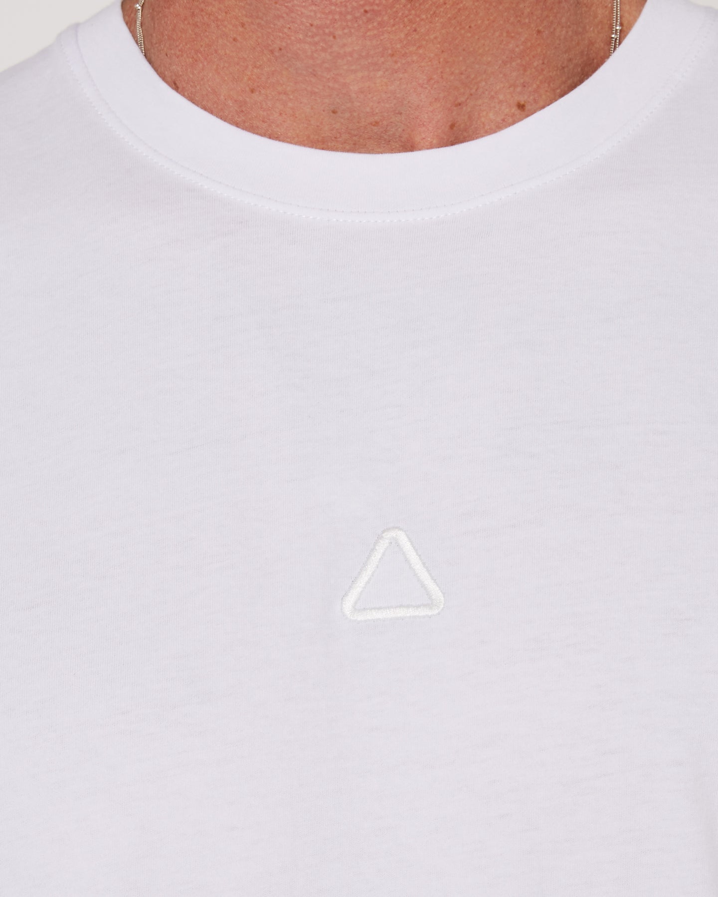 Follow Stitched Tee - White 3
