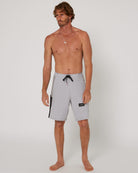 Follow Global Tech Boardie - Light Grey — men's wakeboard boardshorts, product image 2