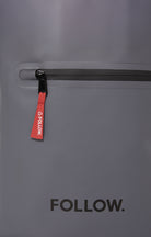 Follow Life Backpack - Charcoal — wakeboard gear bag, back view