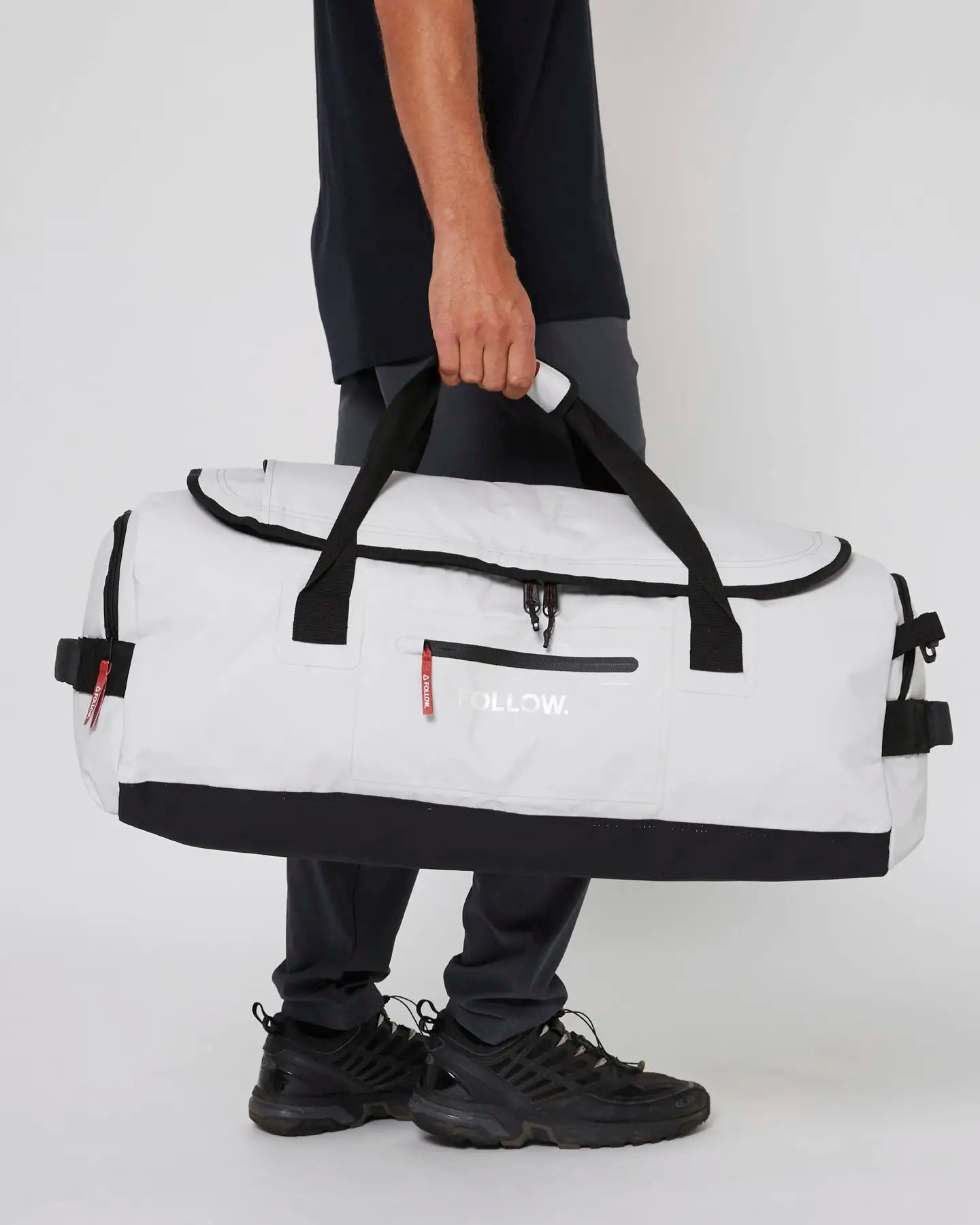 Follow Life Duffel Bag - Light Grey  lifestyle 4