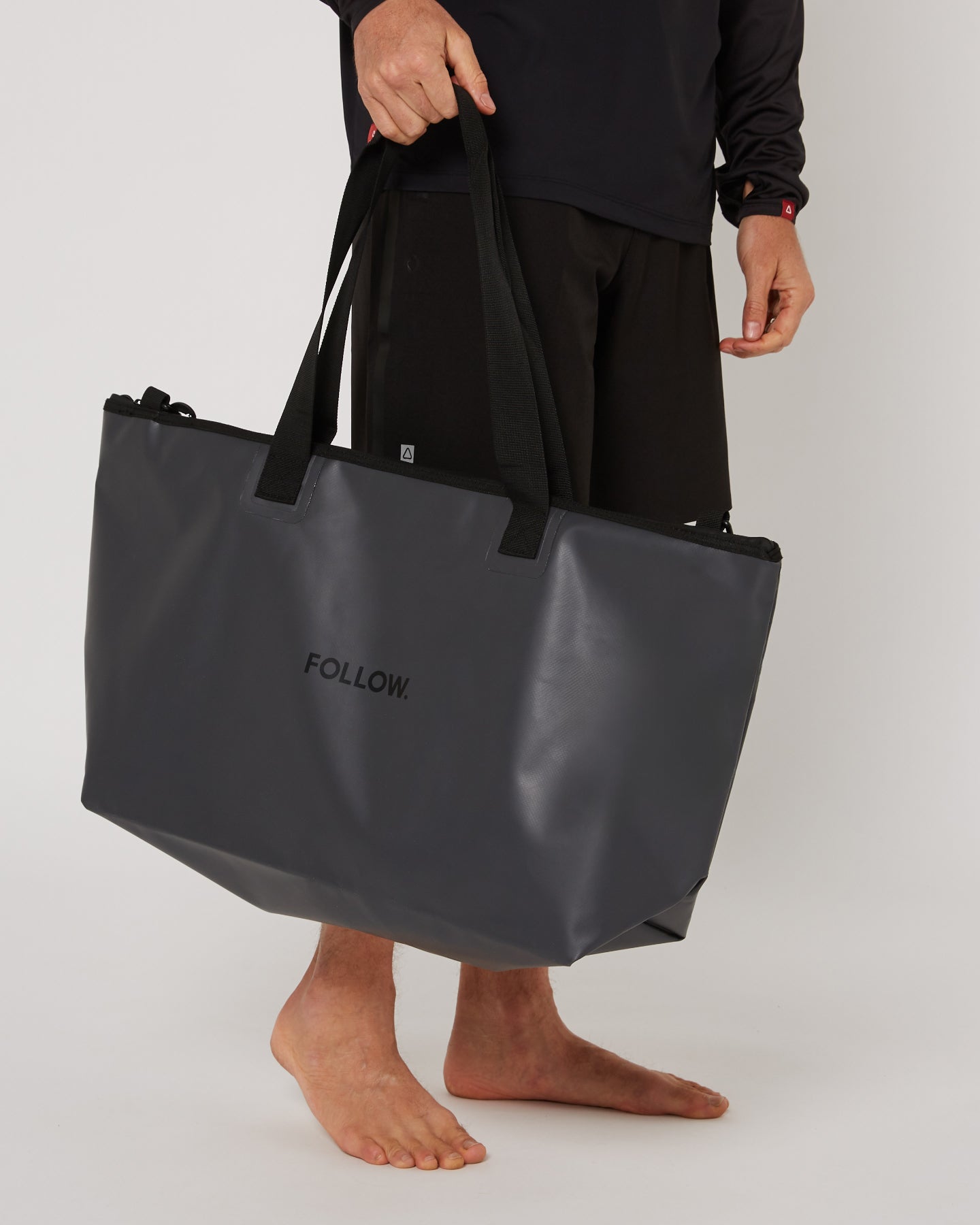 Follow Life Tote Bag - Charcoal 2