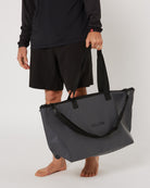 Follow Life Tote Bag - Charcoal — wakeboard gear bag, product image 3