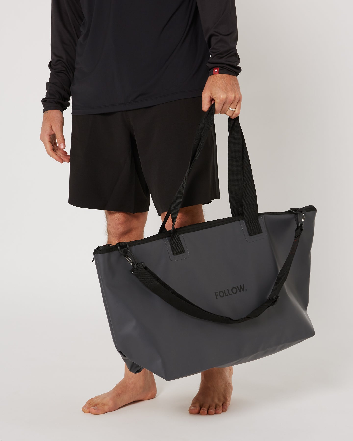 Follow Life Tote Bag - Charcoal 3