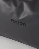 Follow Life Tote Bag - Charcoal — wakeboard gear bag, product image 4