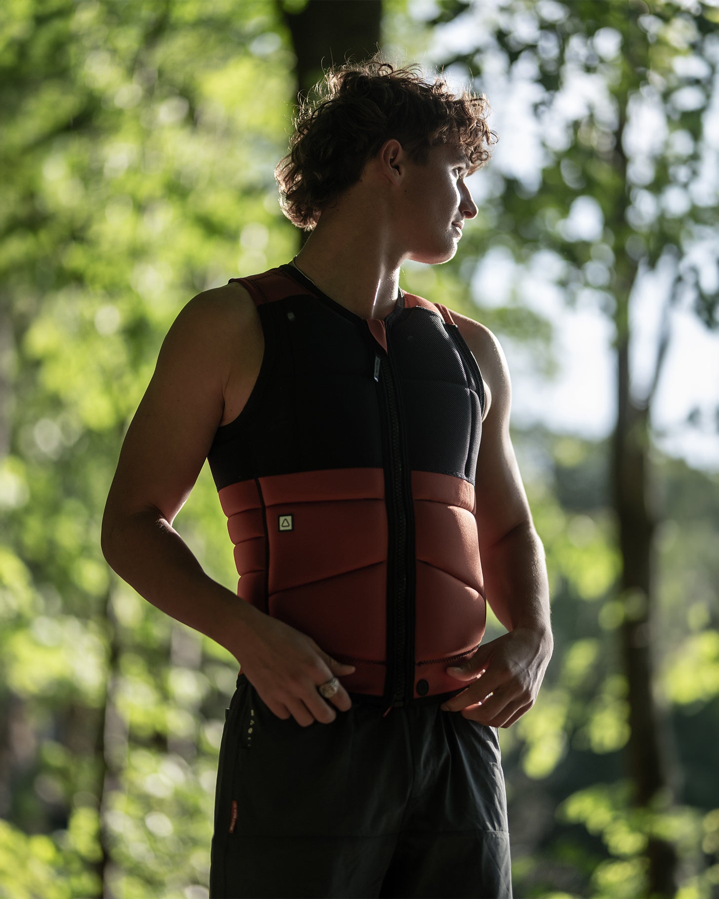 Follow Gratis Mens Impact Vest in Rust | Follow USA