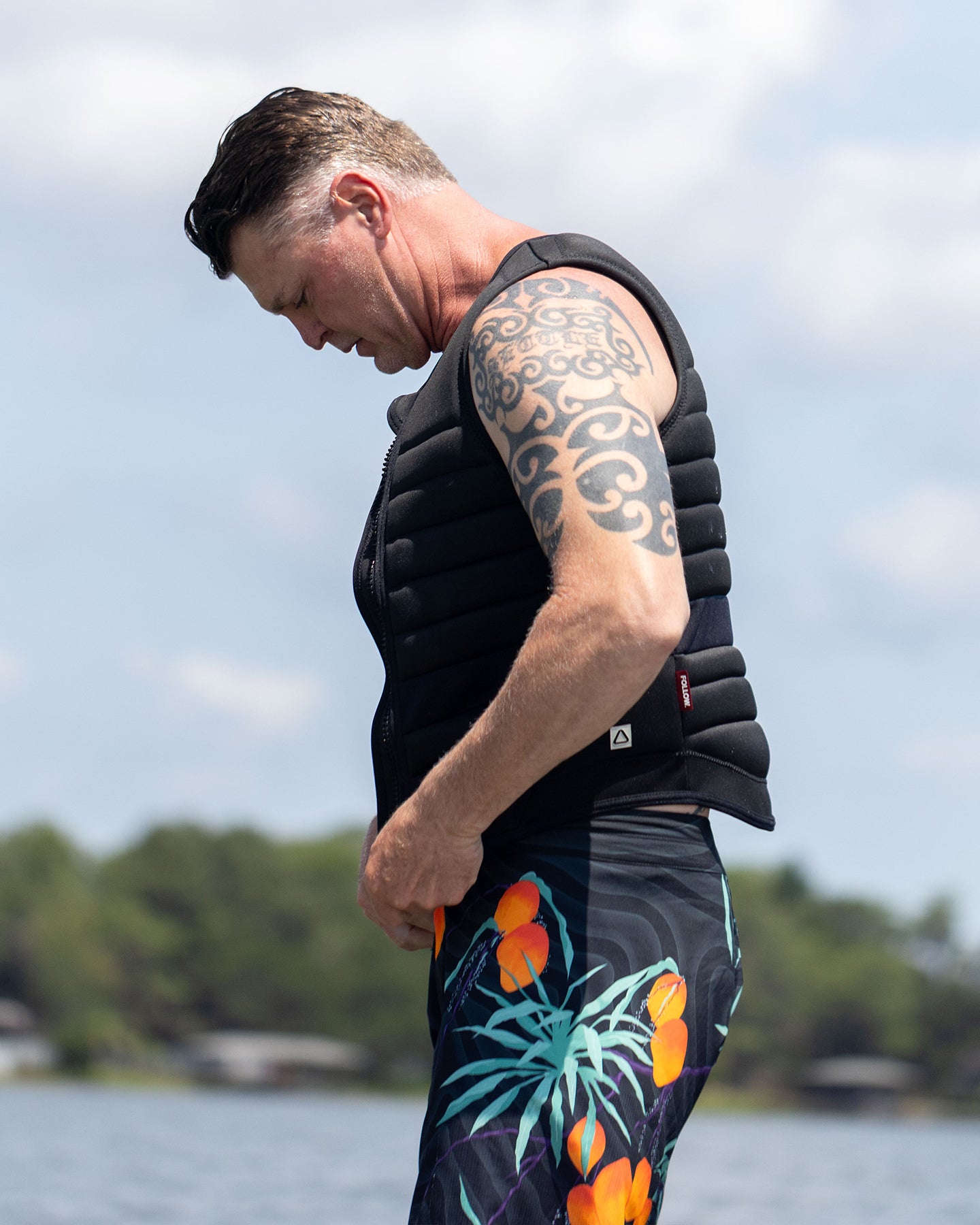 Follow Asset Impact Vest in Black | Follow USA