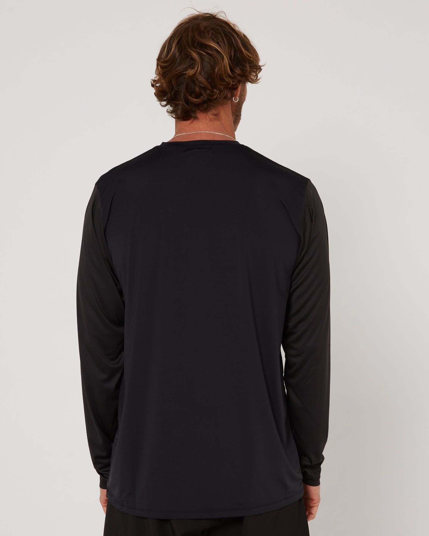 Follow Hybrid Tee L/S - Charcoal/Black 3