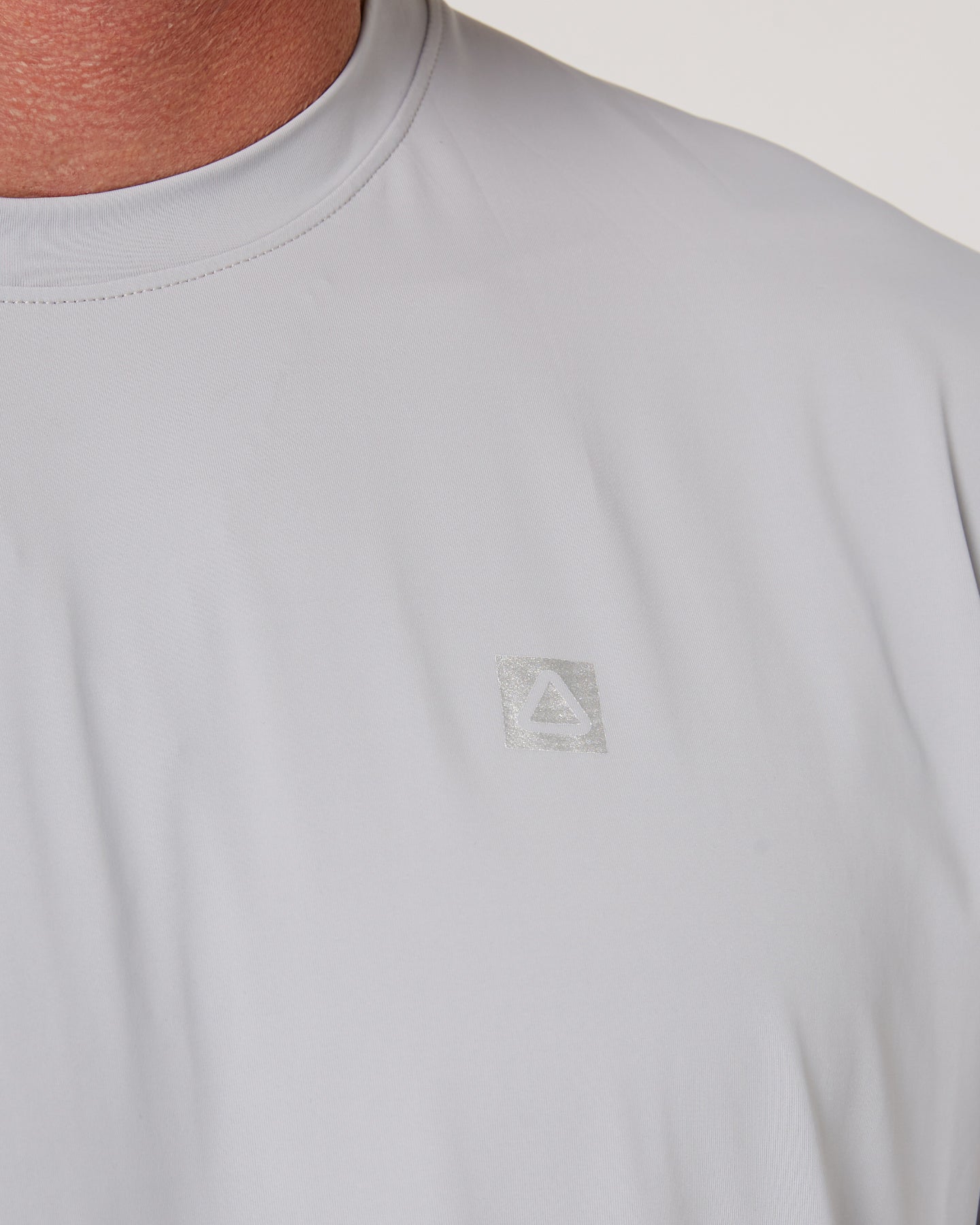 Follow Hybrid Tee L/S - Light Grey 5
