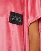 Follow Corp Towlie - Hot Pink — changing robe poncho towel, studio view 01