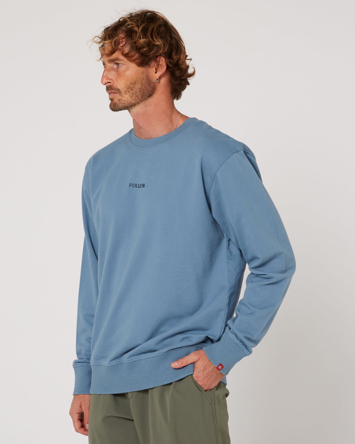 Follow Couch Crew 2 - Alloy — men's wakeboard sweater, product image 4