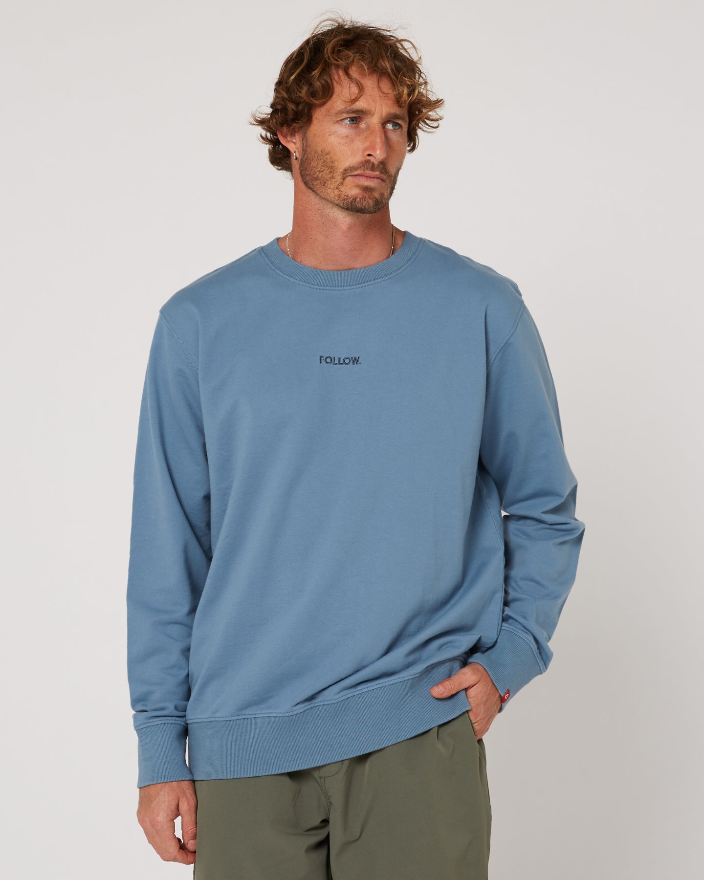 Follow Couch Crew 2 - Alloy — men's wakeboard sweater, product image 2