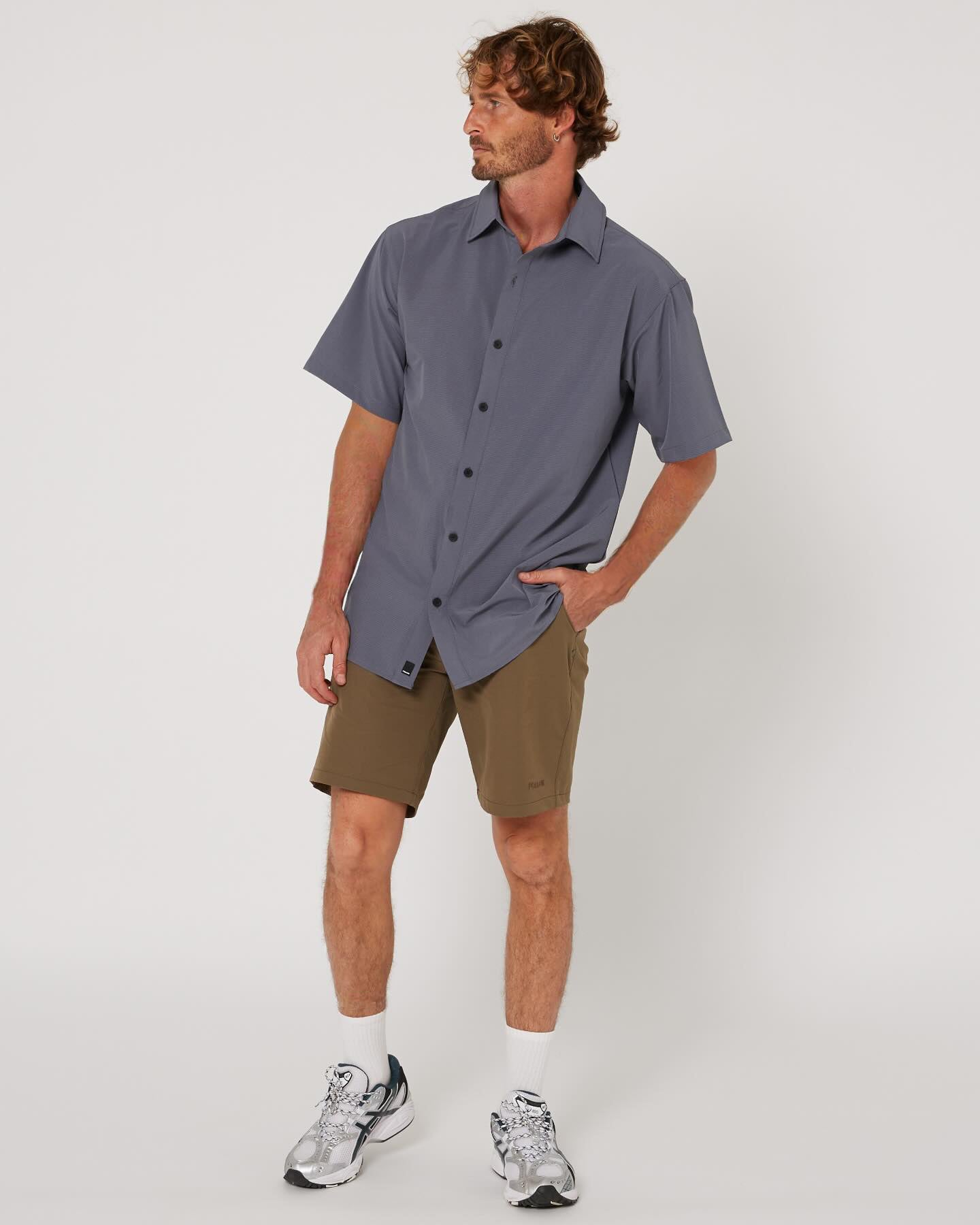 Follow Tech Shirt S/S - Slate 3
