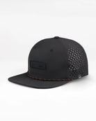 Follow Captain Flat Cap - Black — wakeboarding cap, product image 3