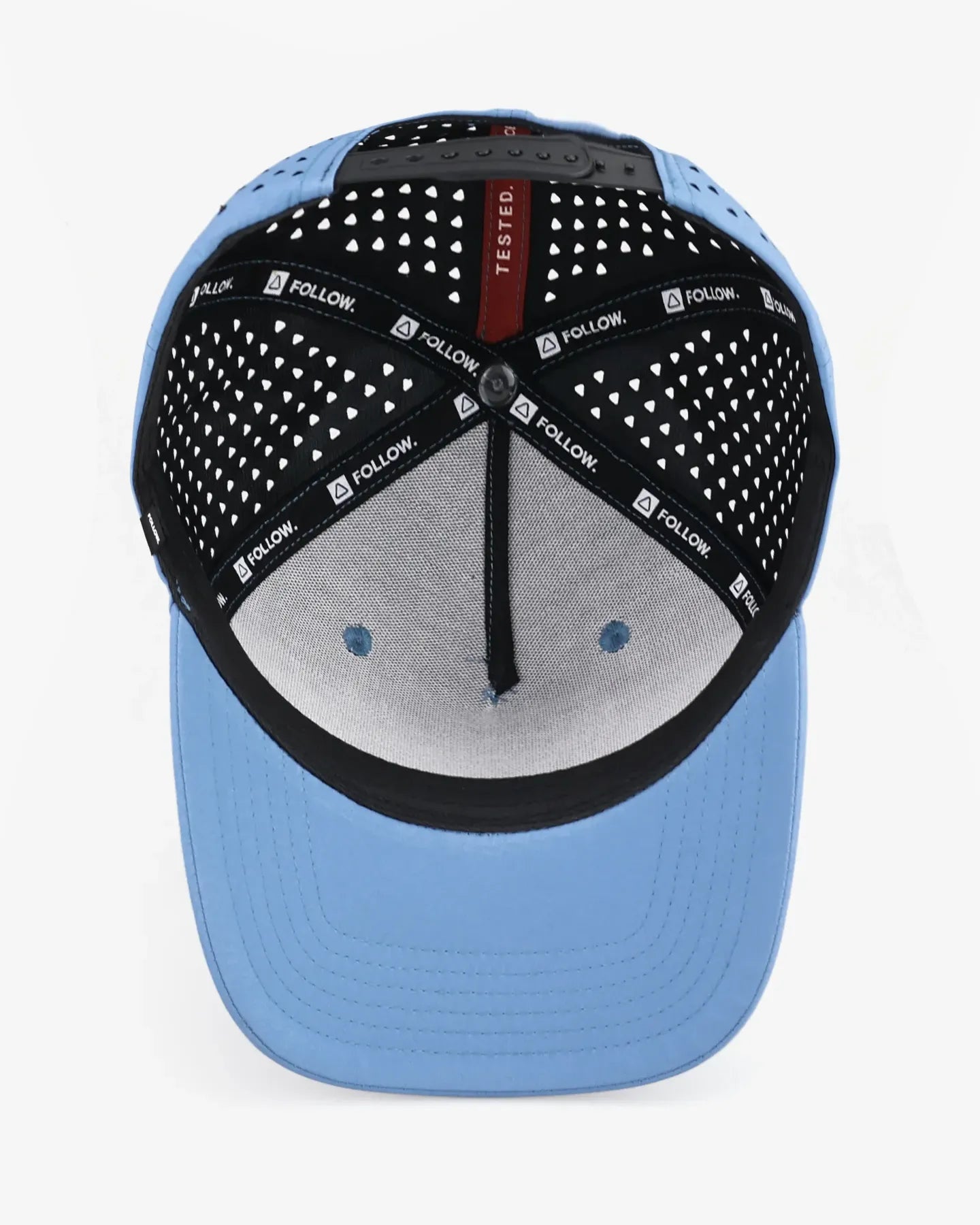 Follow Curved All Day Cap - Slate — wakeboarding cap, product image 5