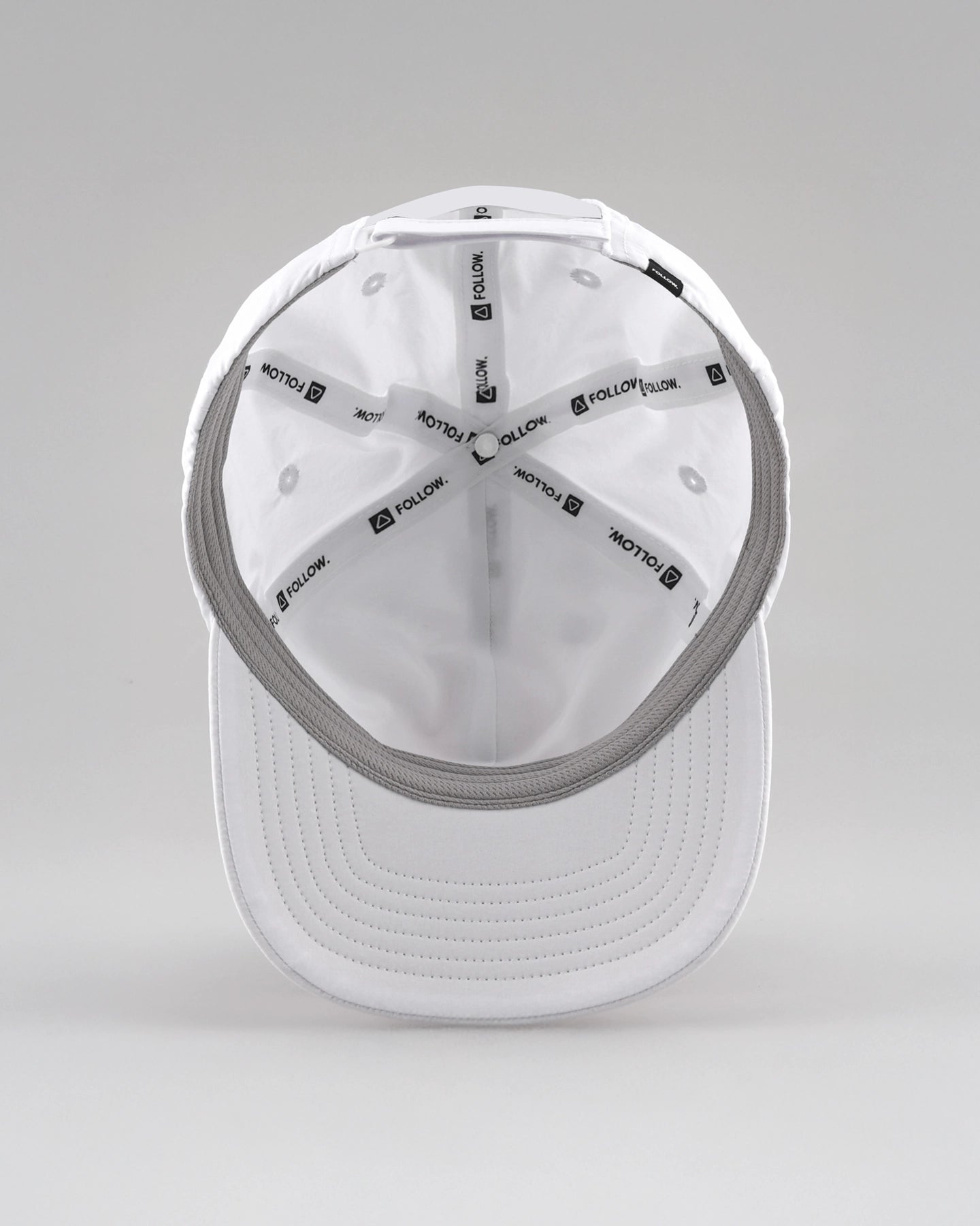 Follow Parent Cap - White — wakeboarding cap, product image 3