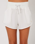 Follow Maven Shorts - Cream — women's wakeboard shorts, product image 15