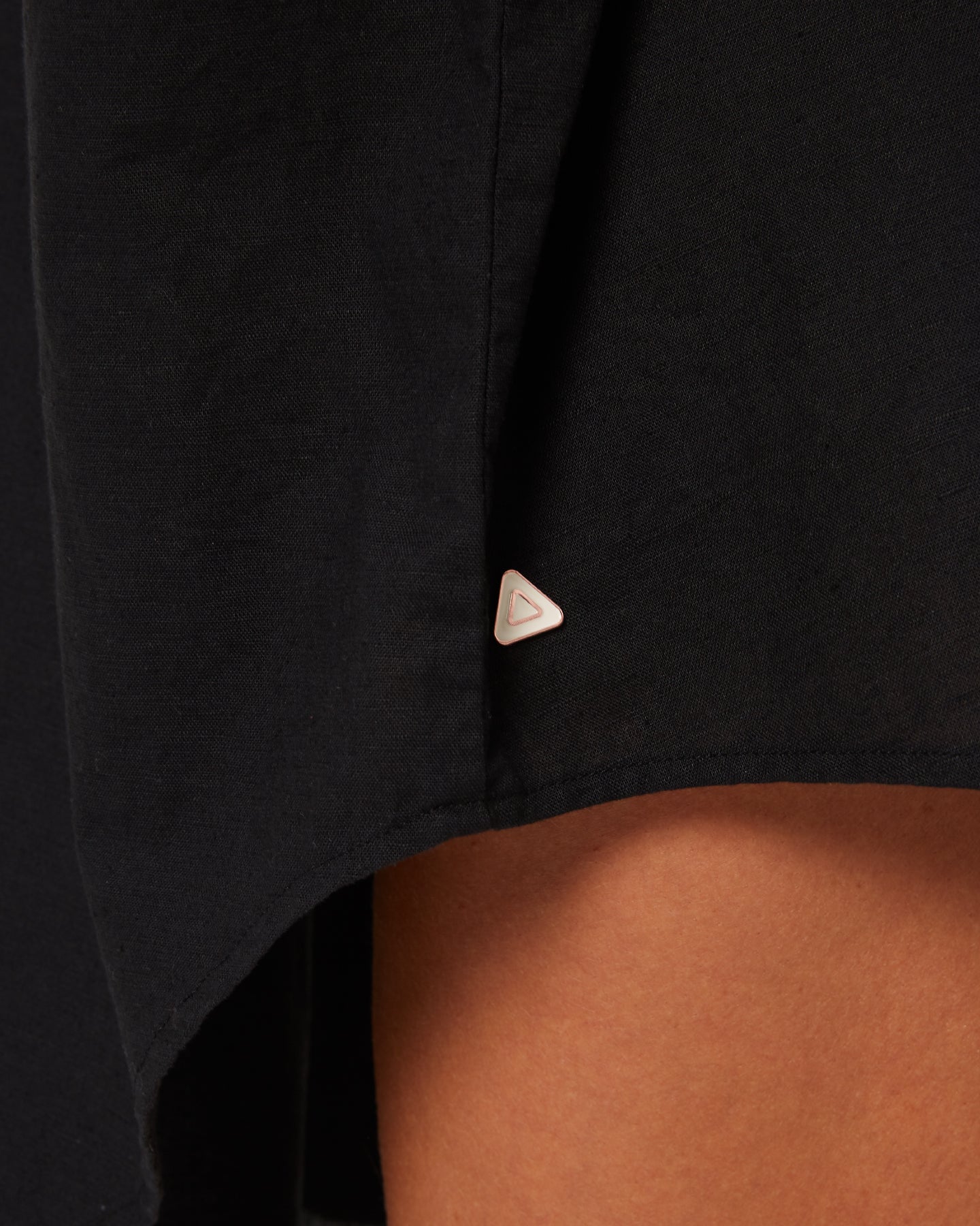 Follow Isla Linen Shirt - Black 10