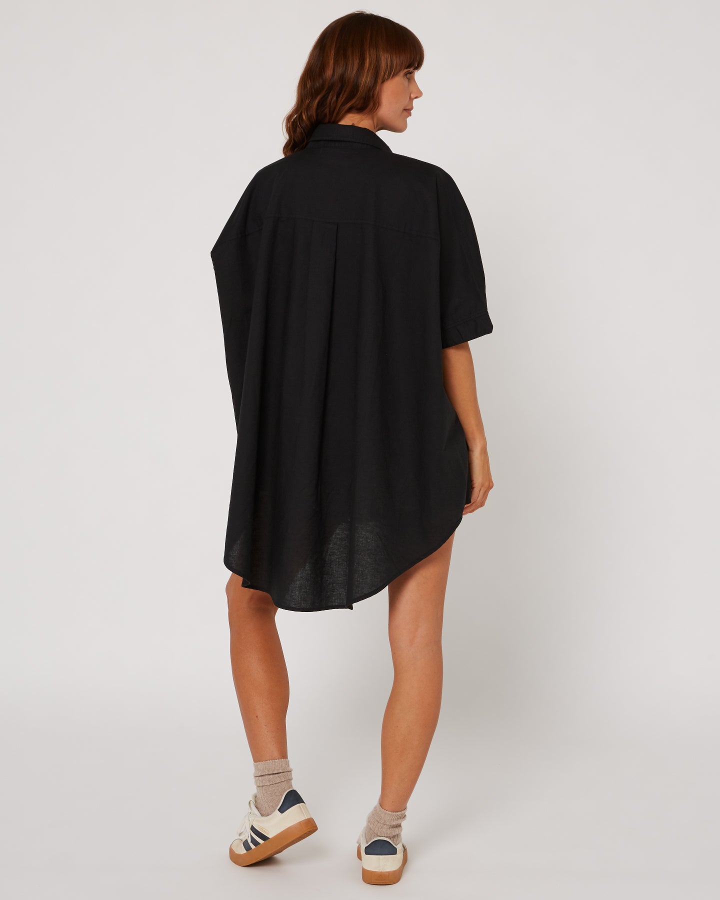 Follow Isla Linen Shirt - Black 6