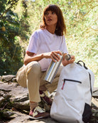 Follow Rhea Oversized Tee - White Lifestyle 3