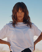 Follow Rhea Oversized Tee - White Lifestyle 4