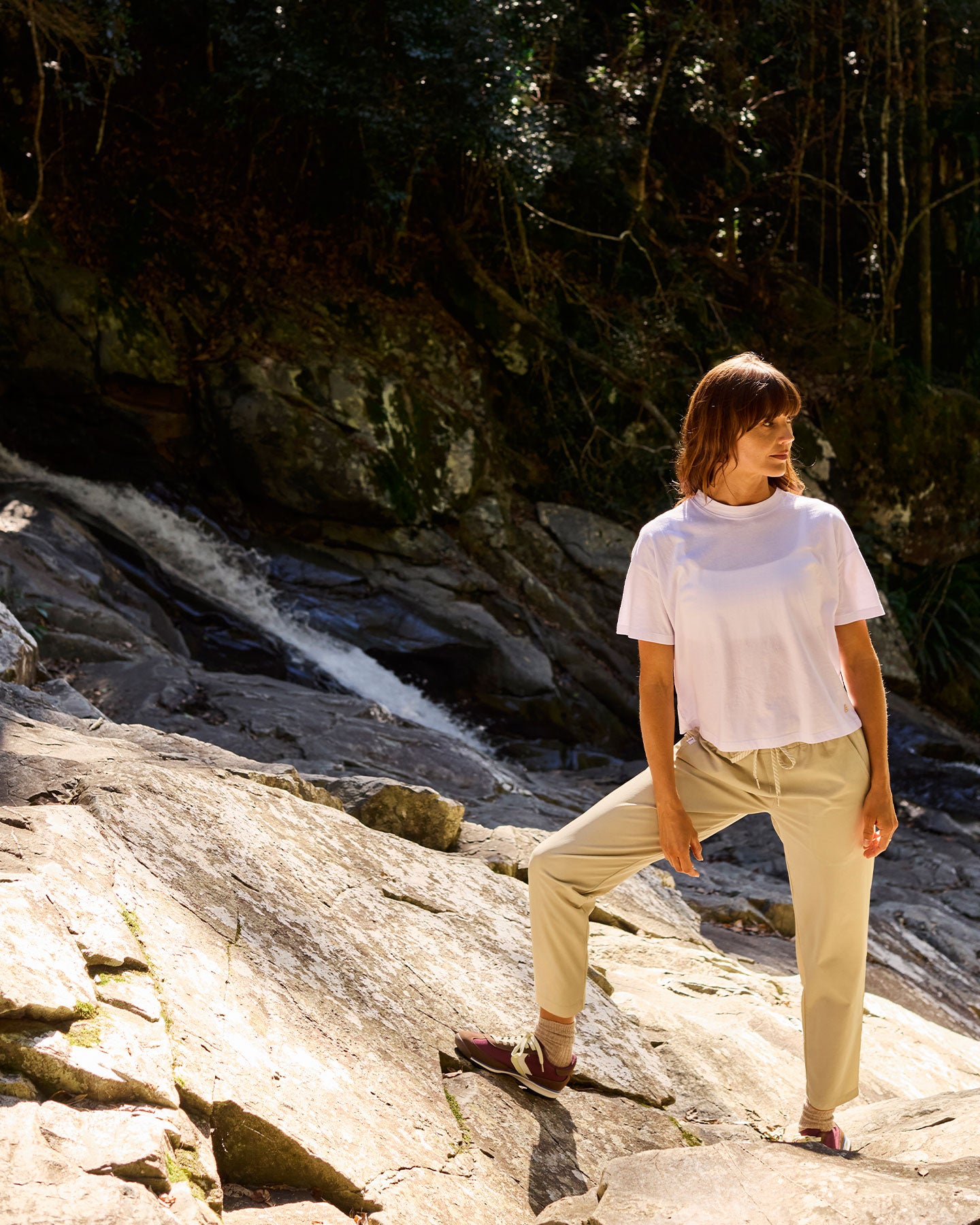 Follow Rhea Oversized Tee - White Lifestyle 5