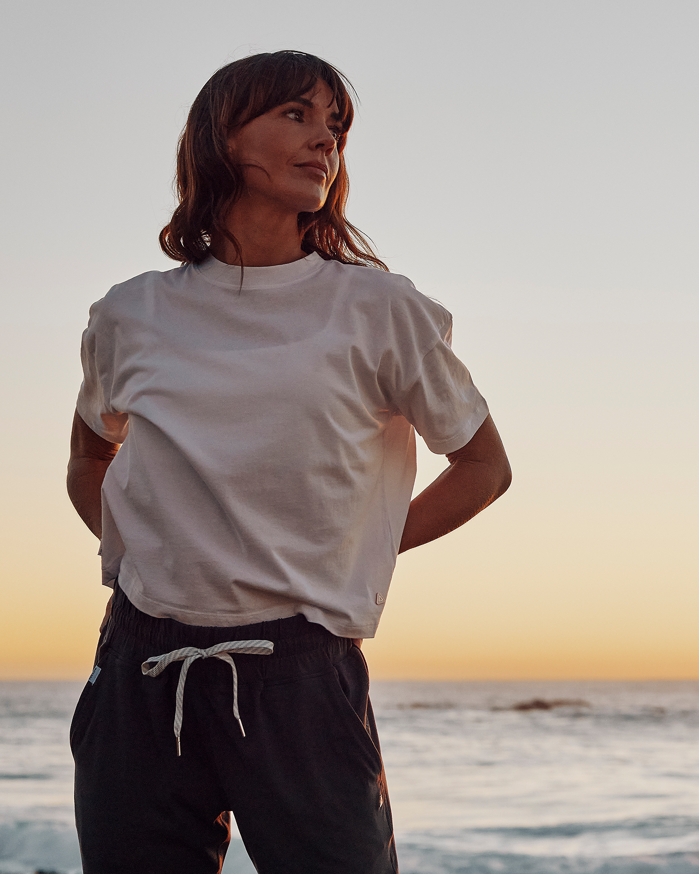Follow Rhea Oversized Tee - White Lifestyle 6