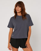 Follow Rhea Oversized Tee - Charcoal 1